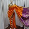 Special 9-Yard Ready-to-Wear Paithani Sarees Orange