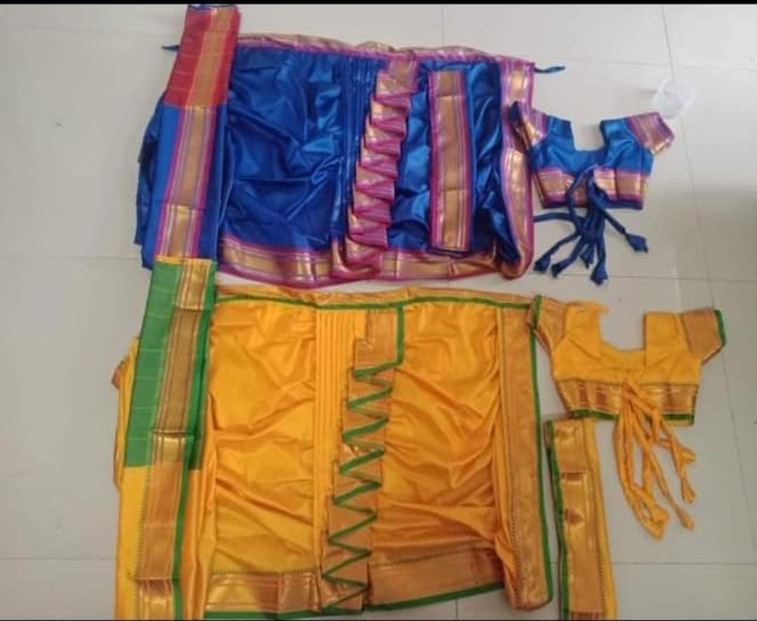 Mahalaxmi gauri readymade nauvari saree Refference