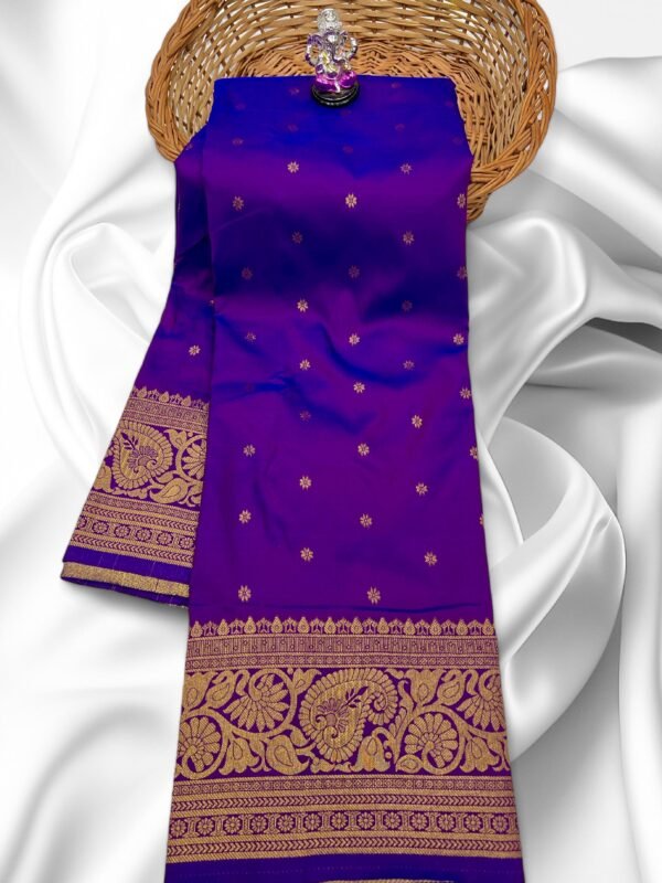 Purple Trending Kanjivaram Paithani Real