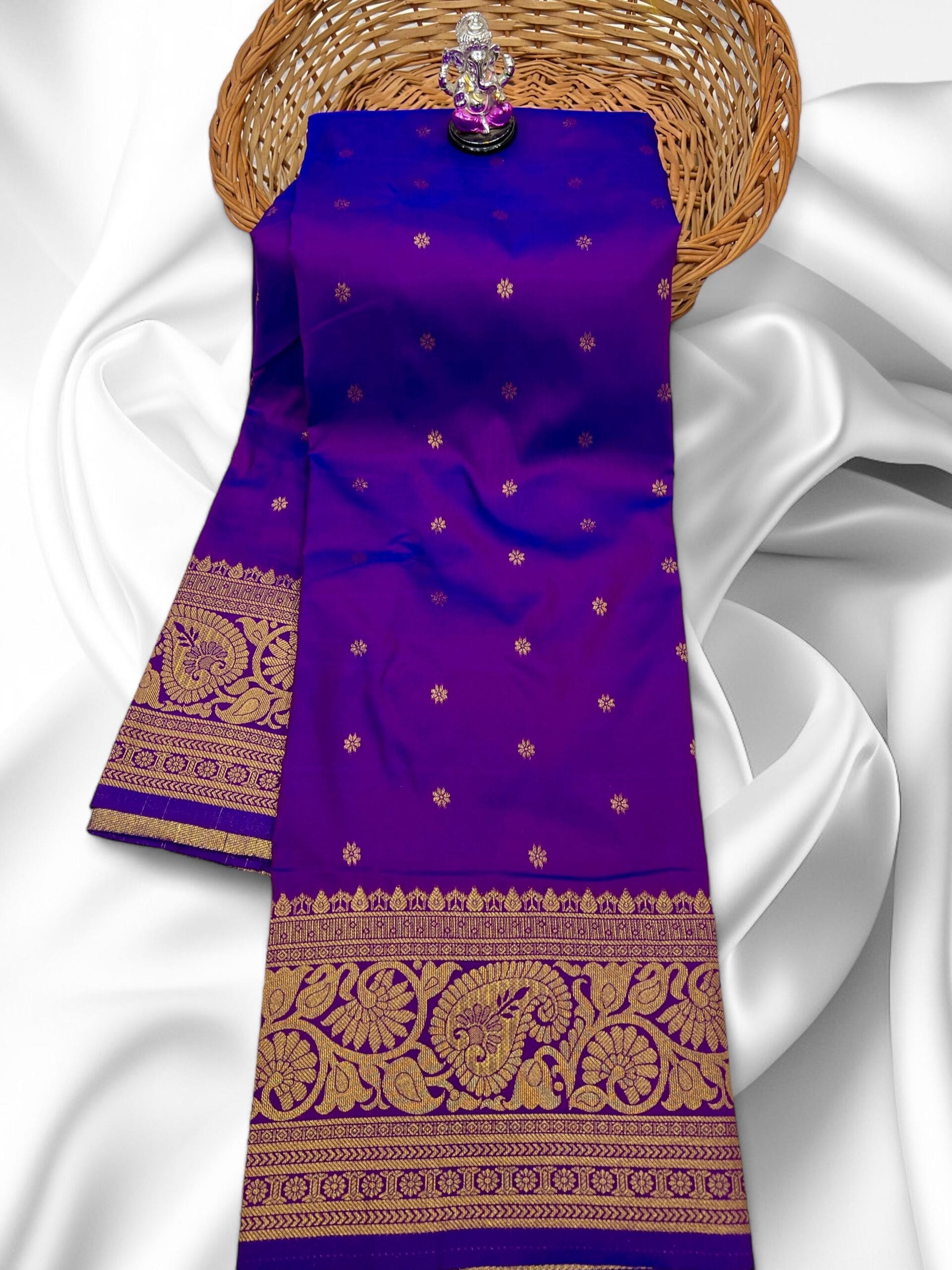 Purple Trending Kanjivaram Paithani Real Purple Trending Kanjivaram Paithani Real