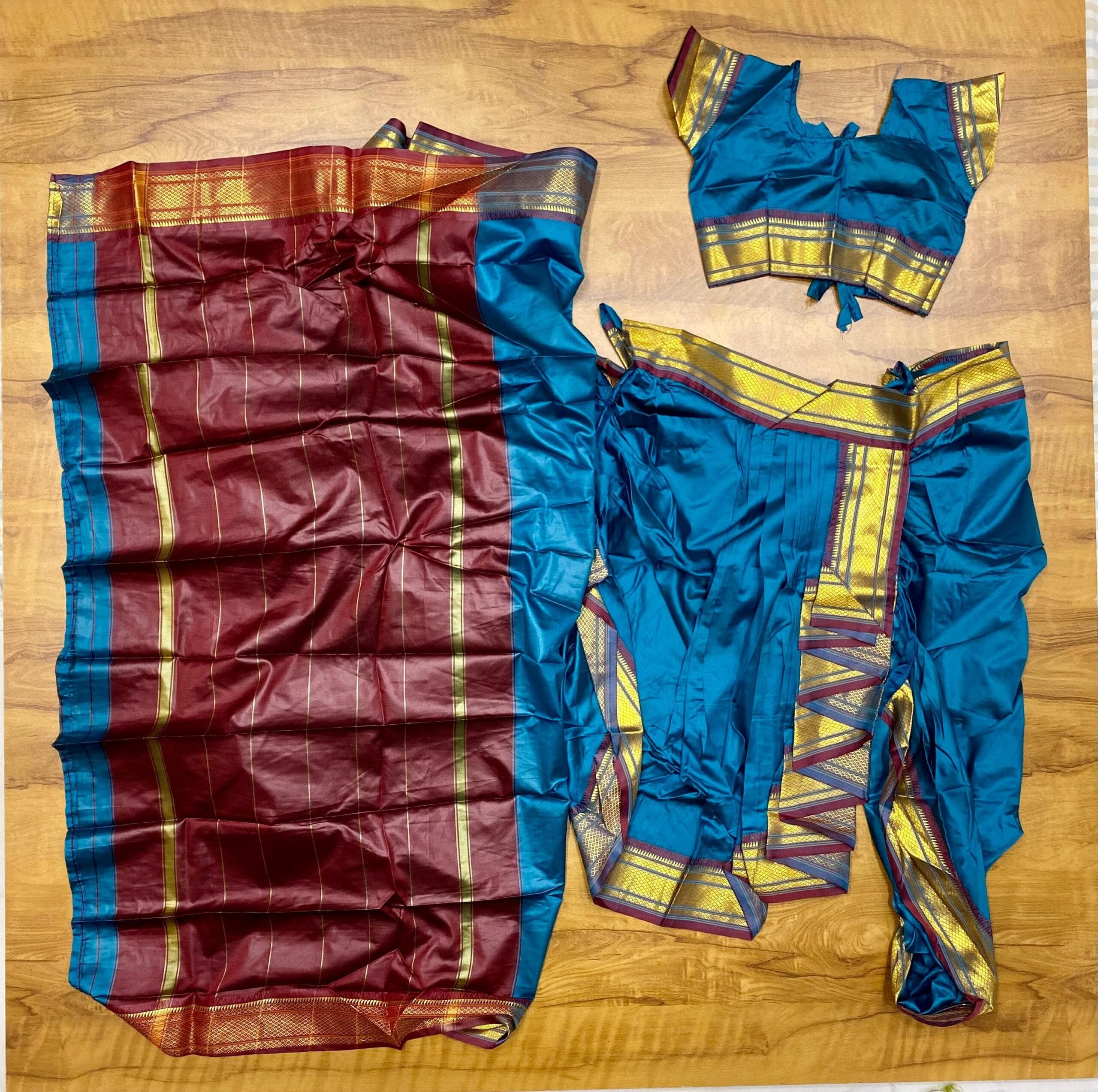 Rama Mahalaxmi gauri readymade nauvari saree Rama Mahalaxmi gauri readymade nauvari saree