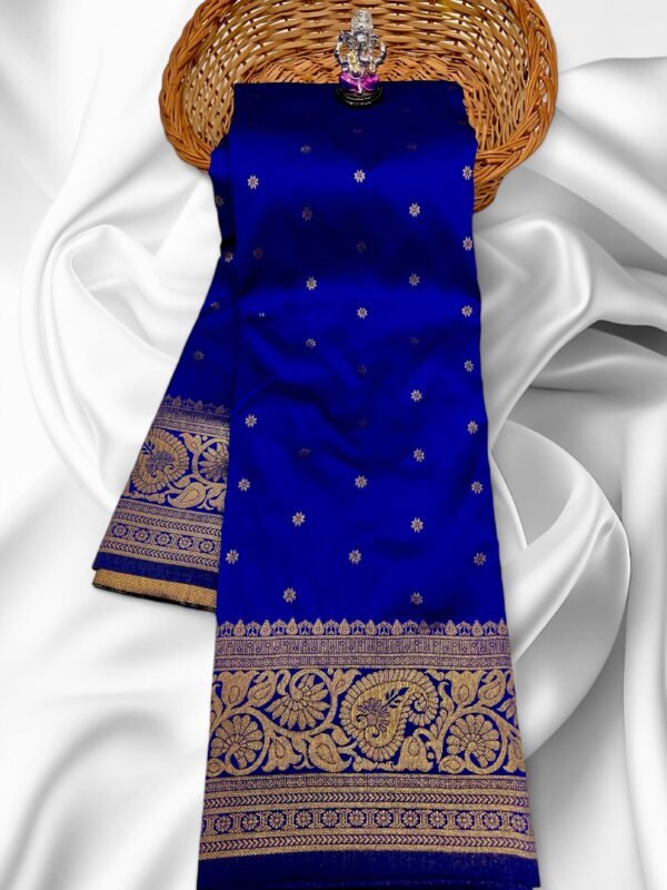 Royal Blue Trending Kanjivaram Paithani Real