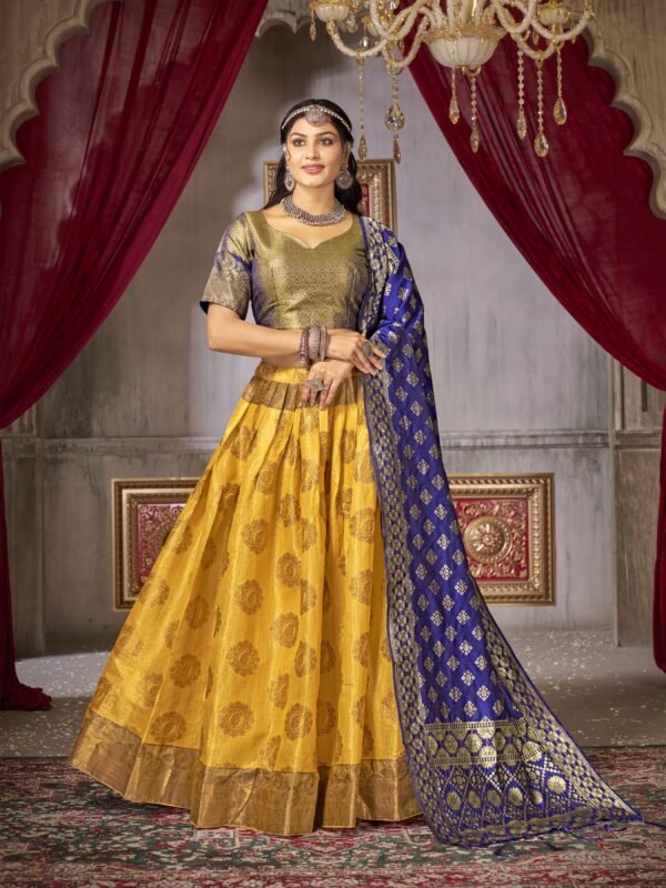 Traditional Women's Lehenga Choli Dupatta 1001