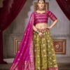 Traditional Women's Lehenga Choli Dupatta 1004