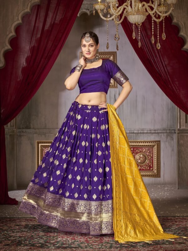 Traditional Women's Lehenga Choli Dupatta 1005