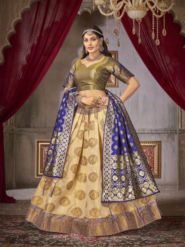 Traditional Women's Lehenga Choli Dupatta 1006