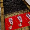 Nath Pallu Chandrakor Paithani Black