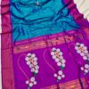 Nath Pallu Chandrakor Paithani Rama Purple