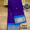 Navratri Special Kadiyal Chandrakor Paithani Purple (2)