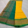 Yellow 9 Var Banglore Paithani Silk Saree (3)