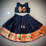 Black Traditional Dress for Girl: Perfect for Makar Sankranti