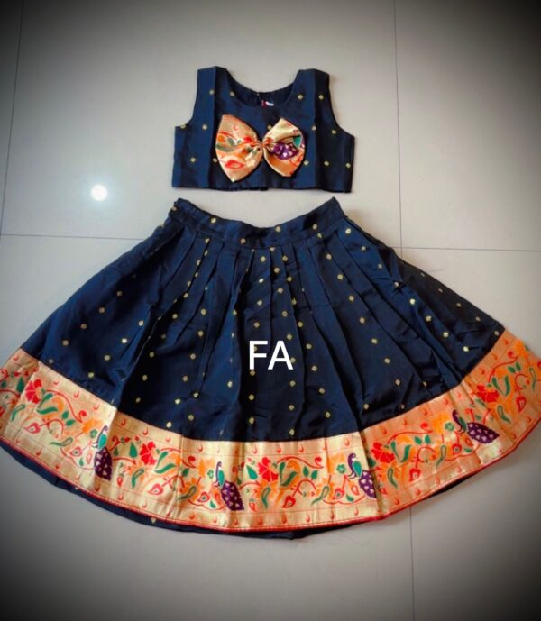 Black Traditional Dress for Girl D2 (2)