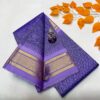 Katki Khan Paithani Saree Dark Purple Blue