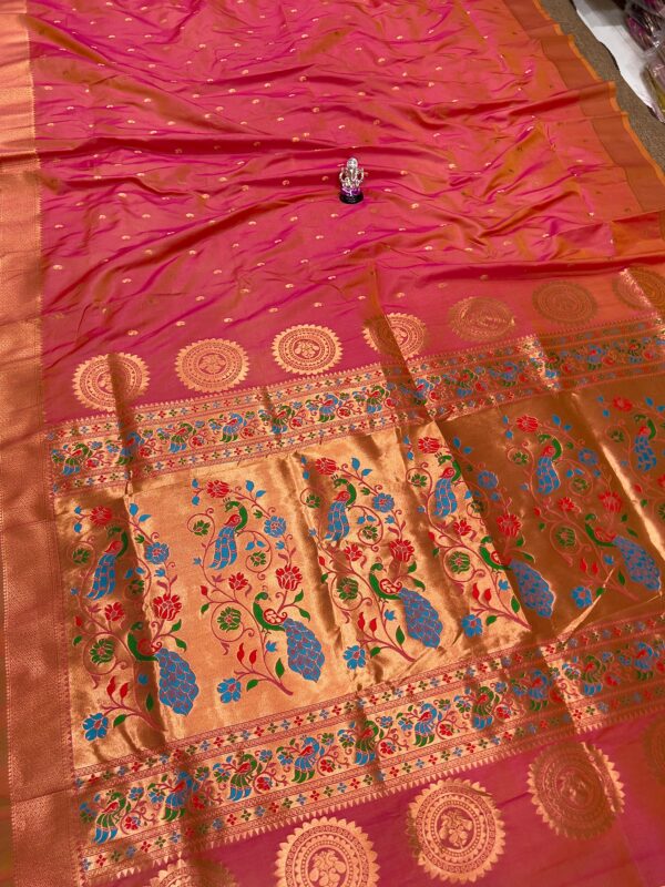 Vedika Soft Silk Paithani Gajri