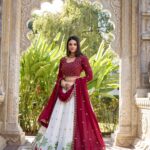 White Georgette Lehenga Choli | Bridal Wear Online