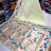 Light Green Khushi Brocade Paithani Main