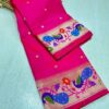 Pink Khushi Brocade Paithani