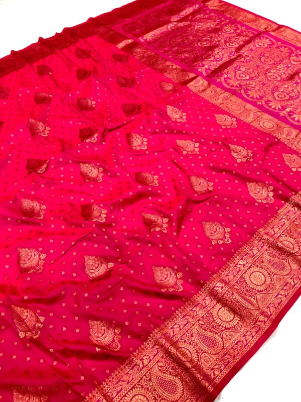 Rani Soft Banarasi Silk Saree