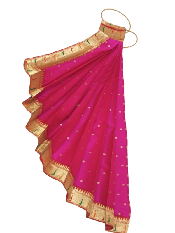 Readymade Peshwai Gudi Vatra Pink