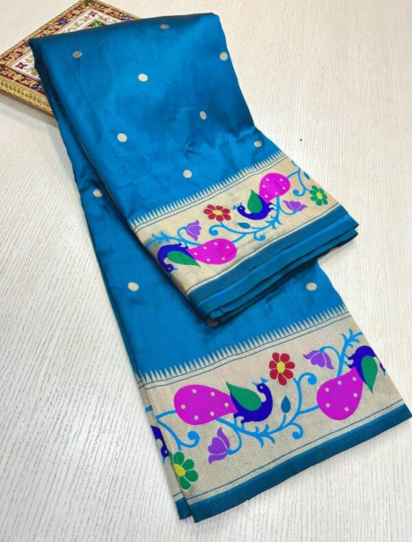 Sky Khushi Brocade Paithani