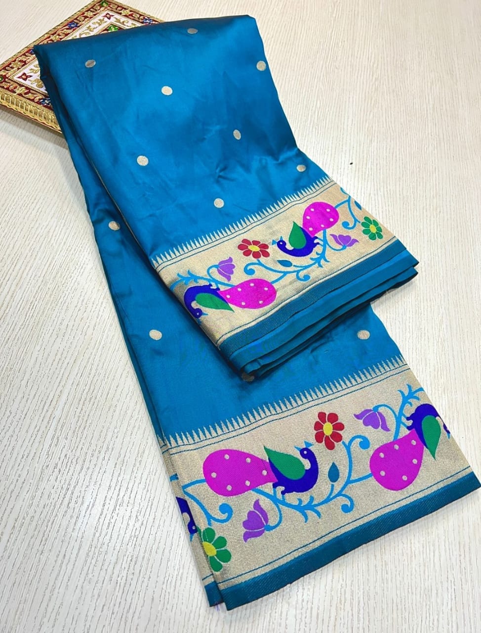 Sky Khushi Brocade Paithani Sky Khushi Brocade Paithani