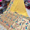 Yellow Khushi Brocade Paithani Main