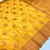 Yellow Soft Banarasi Silk Saree