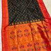 Chandrakor Brocade Paithani Black (2)