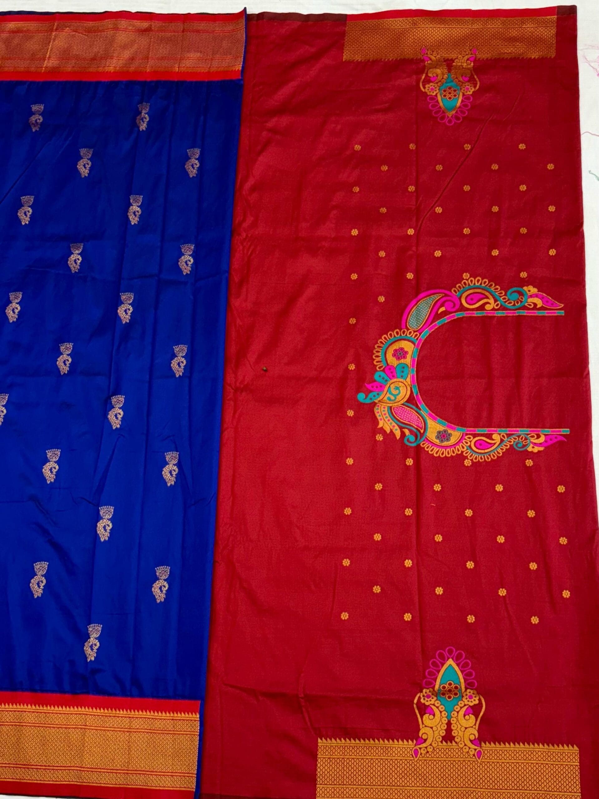Mayuri Kadiyal Paithani Blue BP Mayuri Kadiyal Paithani Blue BP