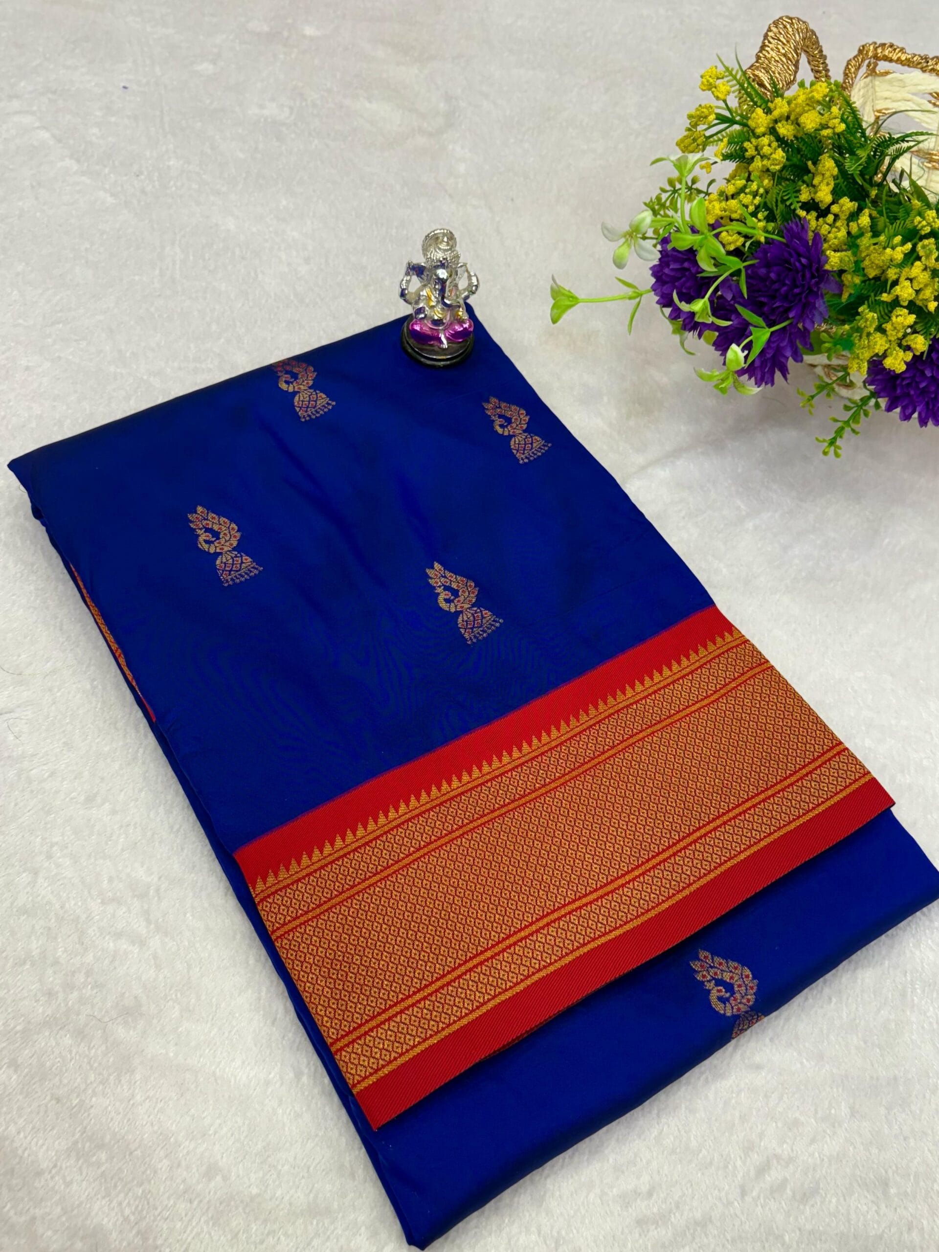 Mayuri Kadiyal Paithani Blue S Mayuri Kadiyal Paithani Blue S
