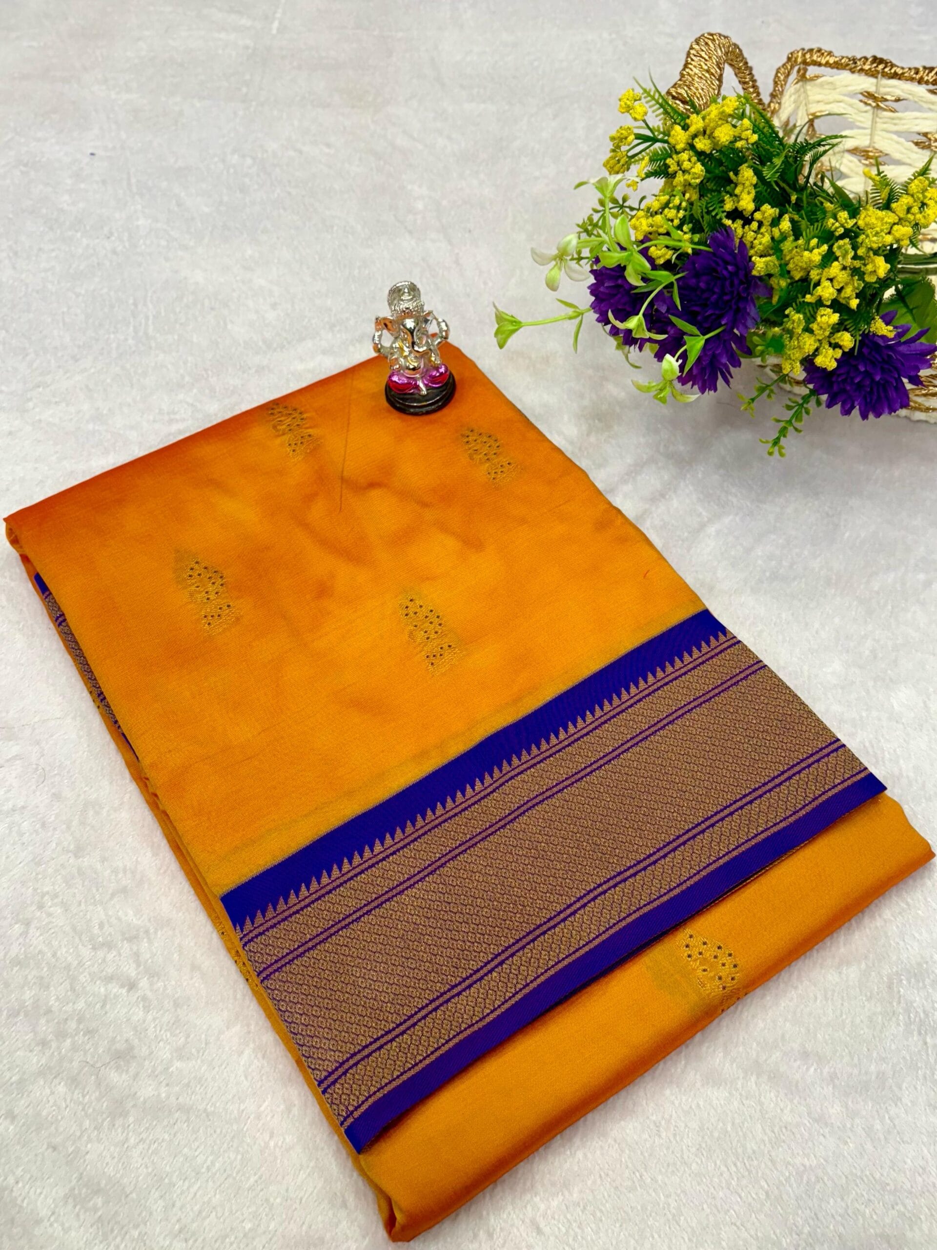 Mayuri Kadiyal Paithani Orange S Mayuri Kadiyal Paithani Orange S