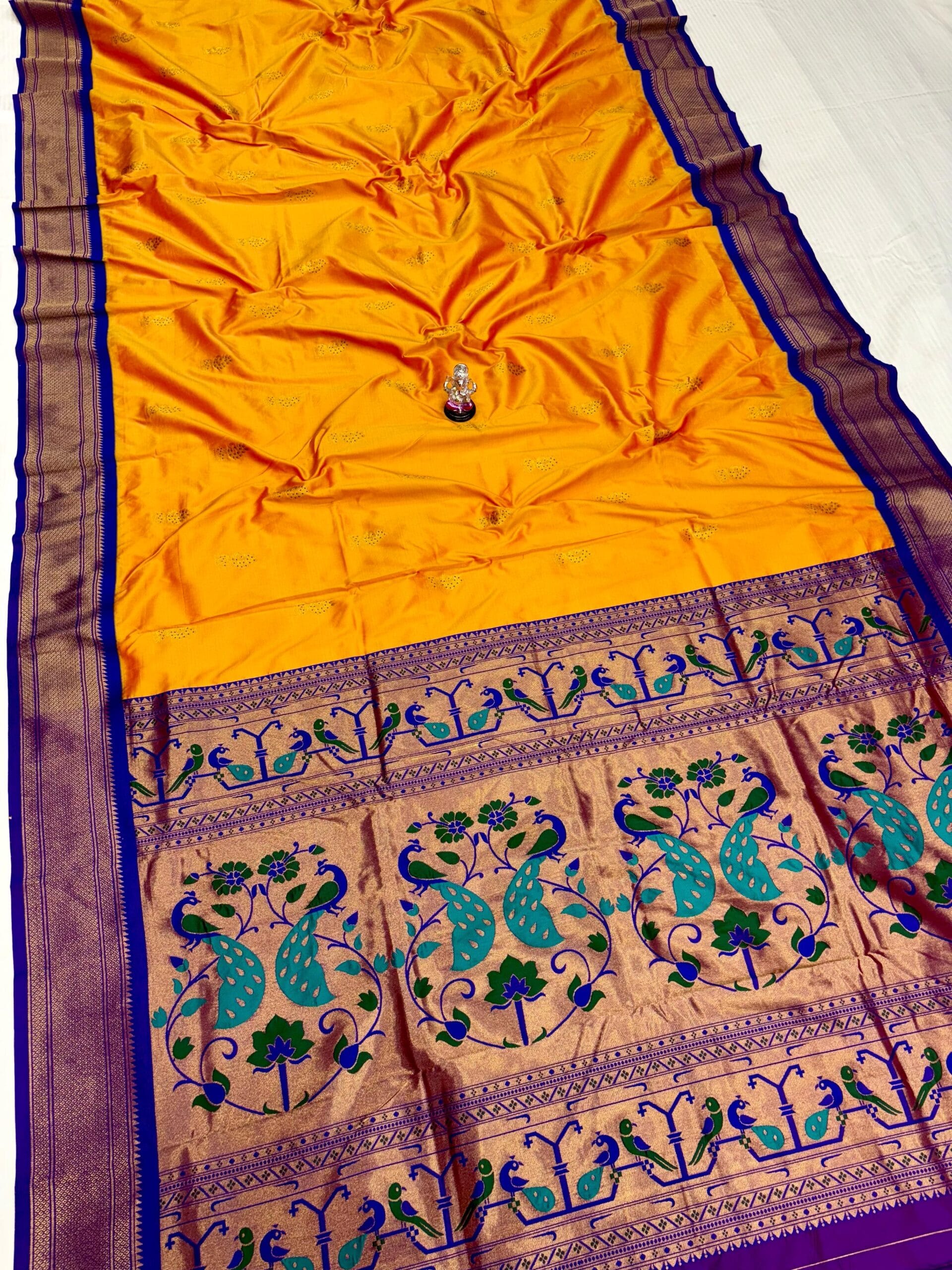 Mayuri Kadiyal Paithani Orange Mayuri Kadiyal Paithani Orange