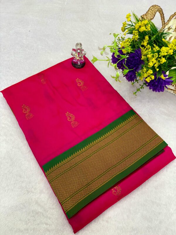 Mayuri Kadiyal Paithani Pink S