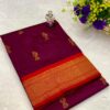 Mayuri Kadiyal Paithani Red-Purple S