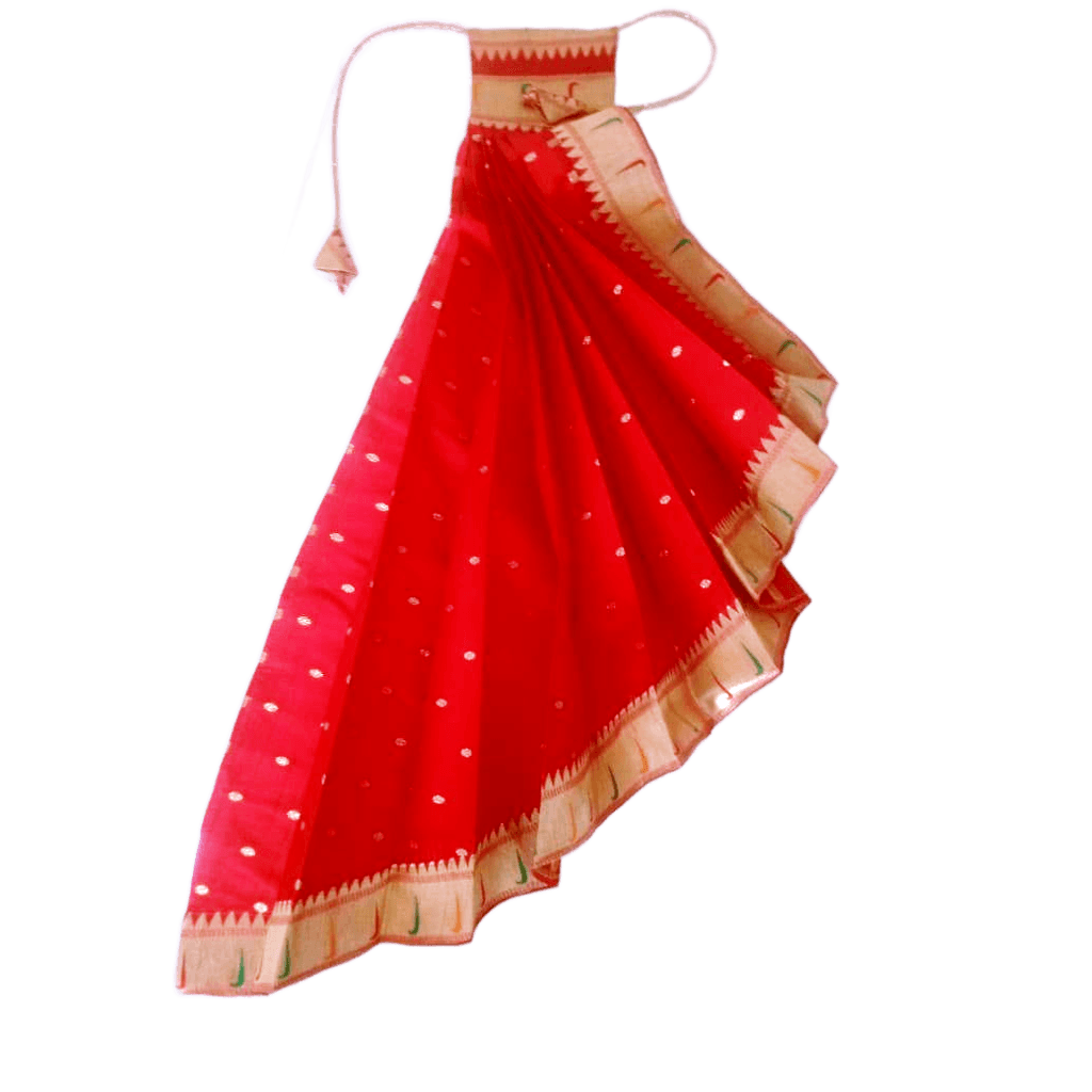 Readymade Peshwai Gudi Vatra Red