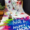 Special Holi Collection Of Soft Cotton Linen Digital Printed Sarees DN-1