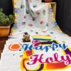 Special Holi Collection Of Soft Cotton Linen Digital Printed Sarees DN-5