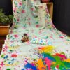 Special Holi Collection Of Soft Cotton Linen Digital Printed Sarees DN-6