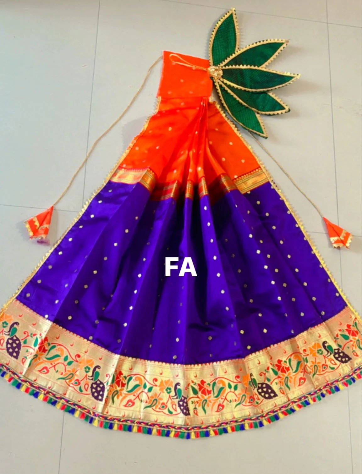 Trending Designer Gudi Vastra Purple