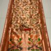 9-Yard Kanchivaram Paithani Saree Orange