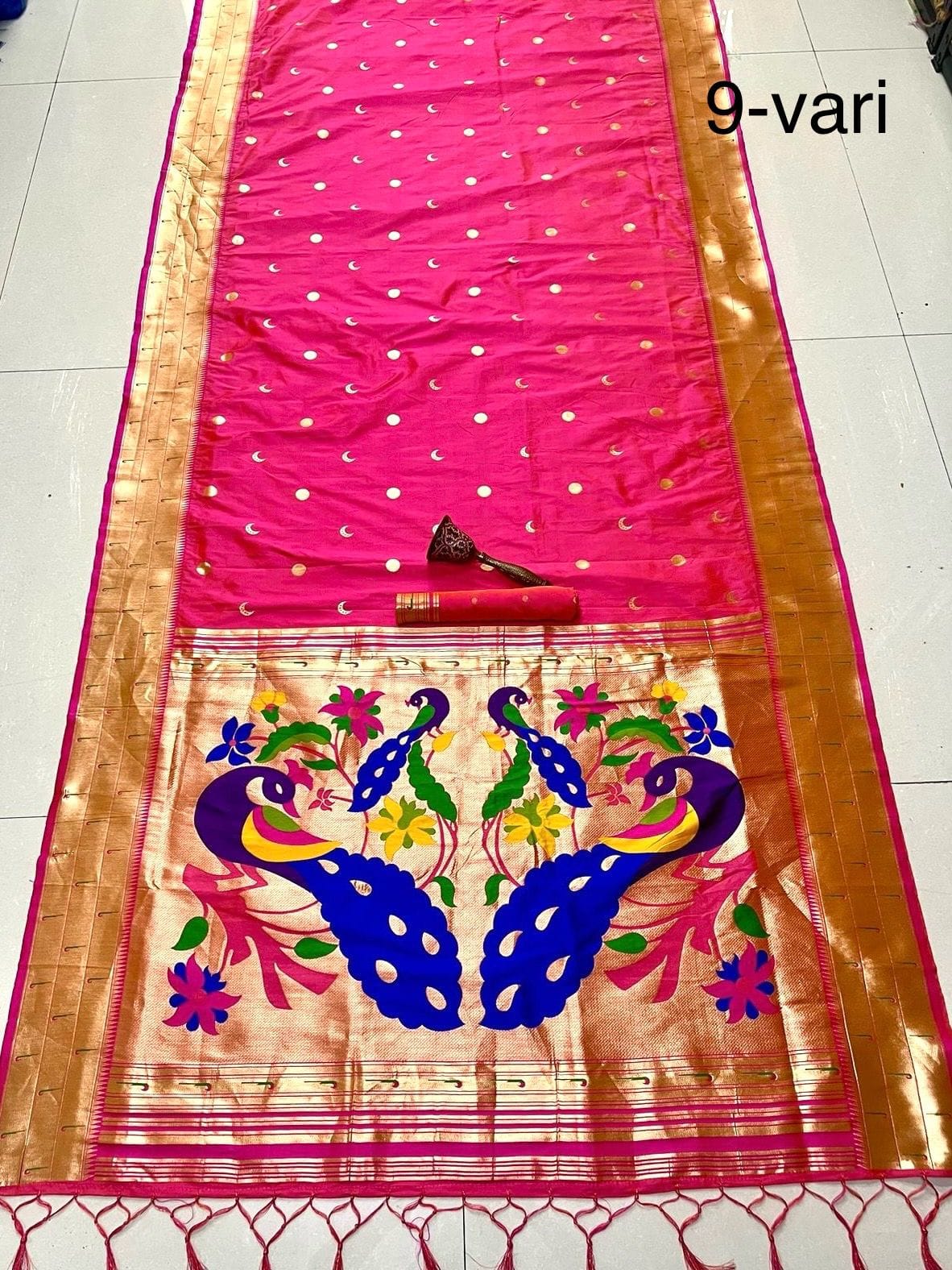 Nauvari Saree A Royal Blend Pink Nauvari Saree A Royal Blend Pink