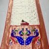 Nauvari Saree A Royal Blend White Nauvari Saree A Royal Blend White