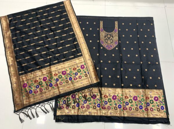 Paithani Suit Set Black (2)