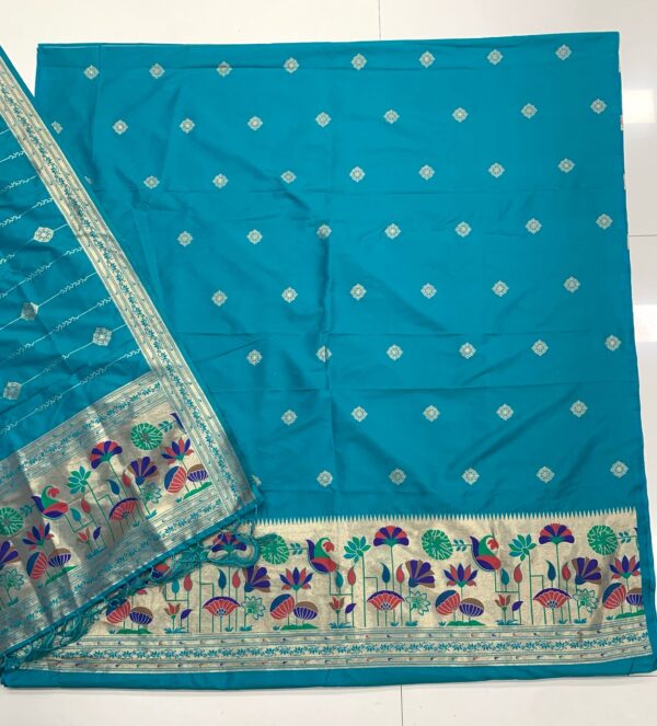 Paithani Suit Set Teal (2)