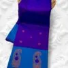 Tana Silk Brocade Paithani Sarees Bluish Purple