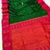 Tana Silk Brocade Paithani Sarees Green Main