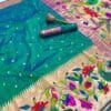 Green Soft Kanjivaram Pethani Silk Saree Green Soft Kanjivaram Pethani Silk Saree