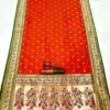 Orange Exclusive 10-Yard Pure Kanchivram Silk Saree Orange Exclusive 10-Yard Pure Kanchivram Silk Saree