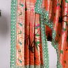 Orange Paithani Jacquard Silk Dupatta_3