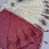 Pink Tissue silk lehenga choli Org2